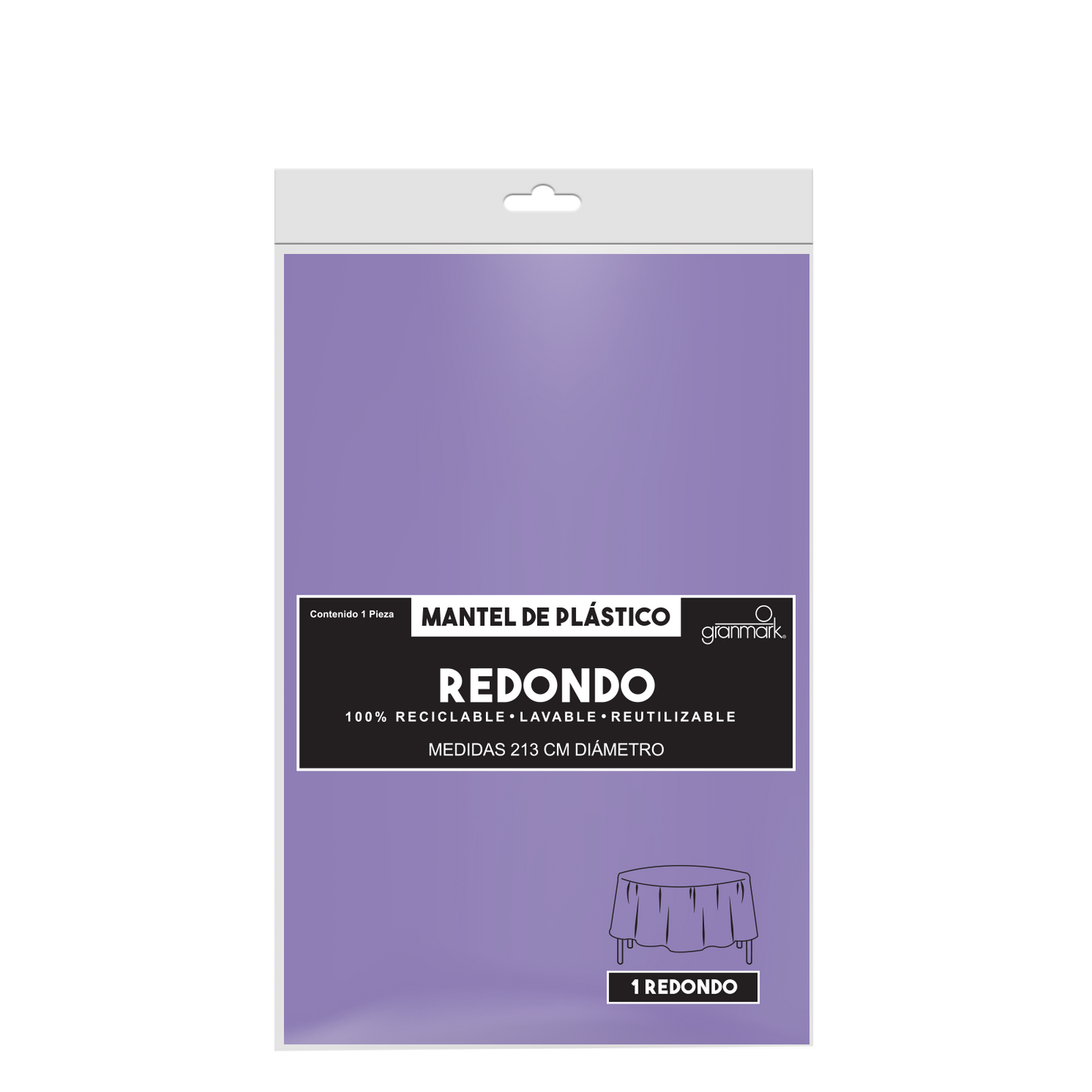 Mantel Redondo Lavanda