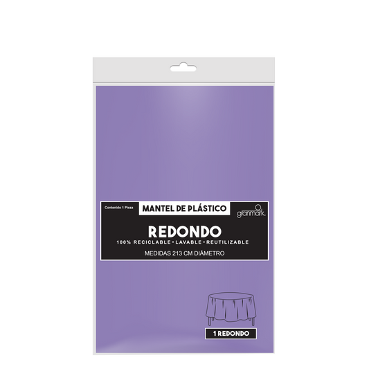 Mantel Redondo Lavanda