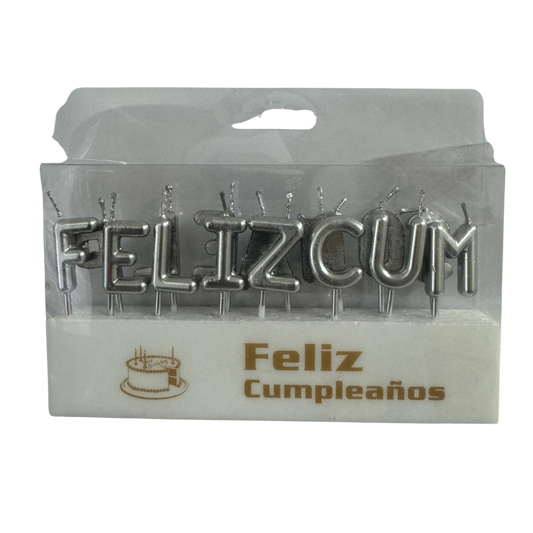 Vela Letrero Feliz Cumpleaños