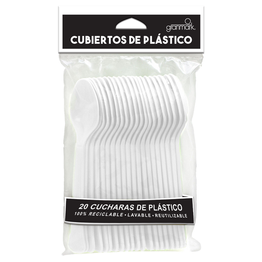 Cucharas Color Blanco