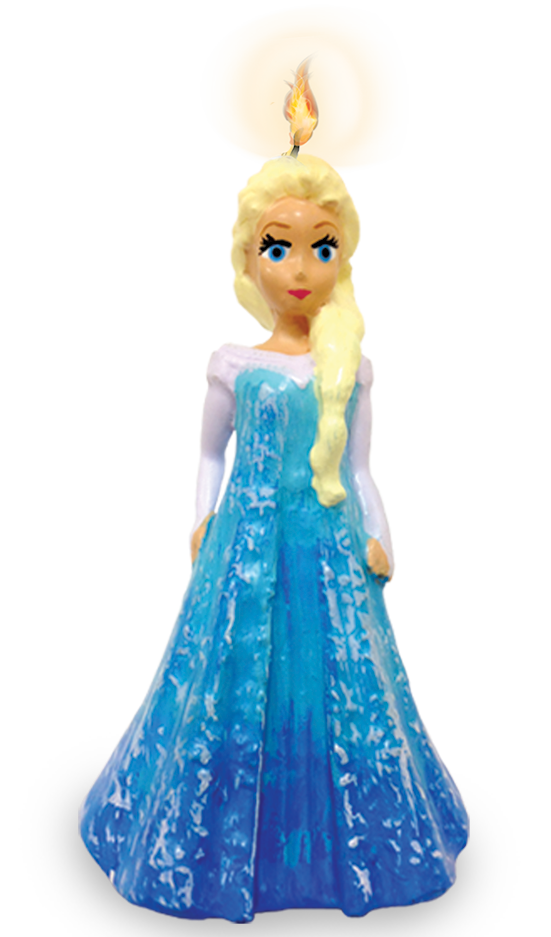 Vela Figura Frozen Ana