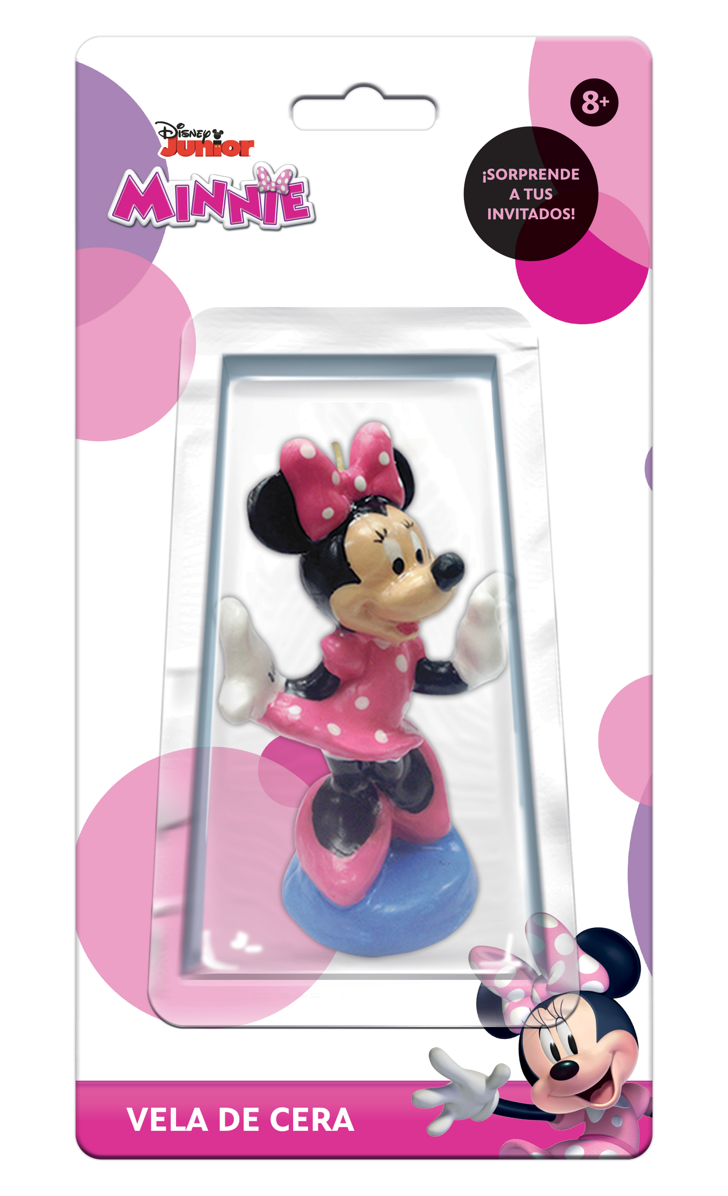 Vela Figura Minnie Mouse