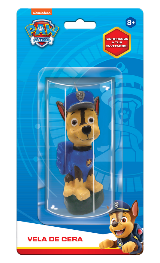 Vela Figura Chase Paw Patrol