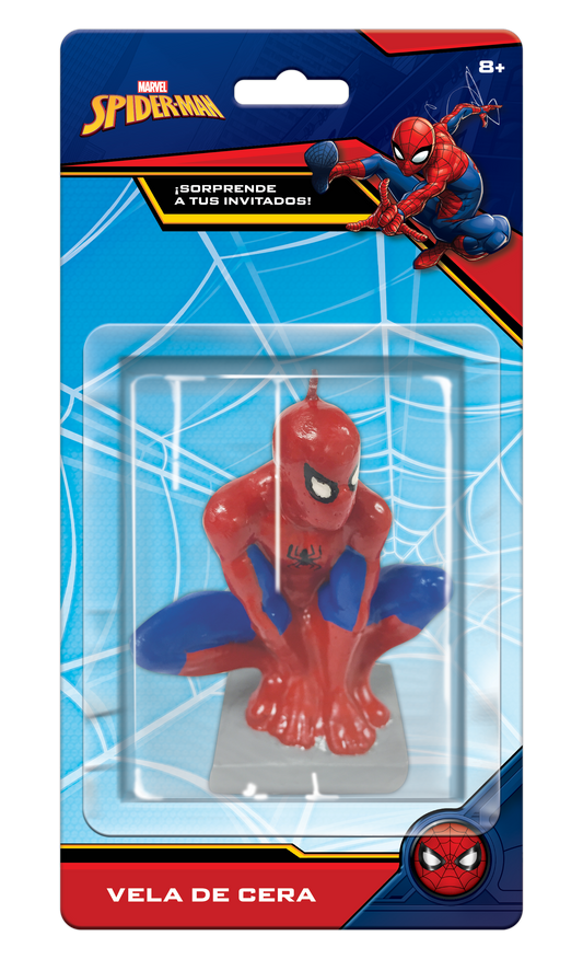 Vela Figura Spiderman Clásico