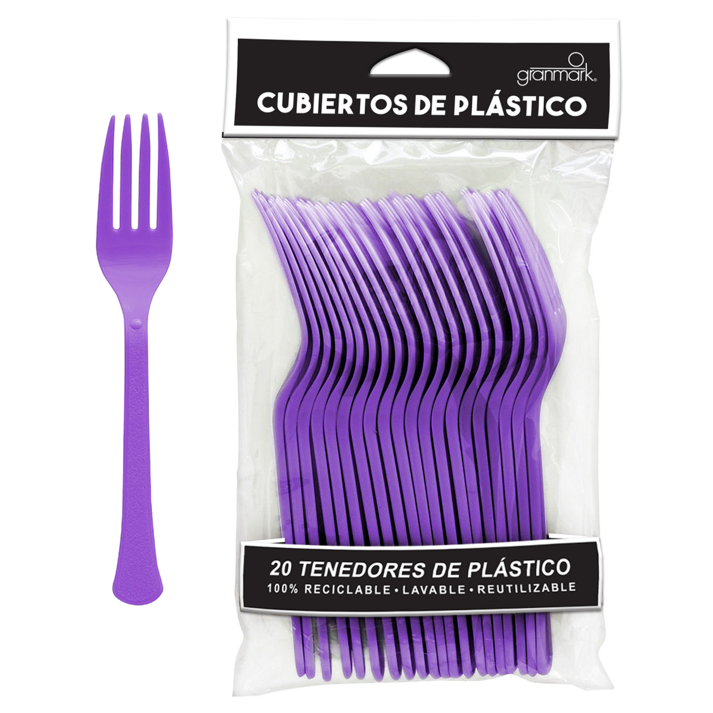 Tenedores Color Morado