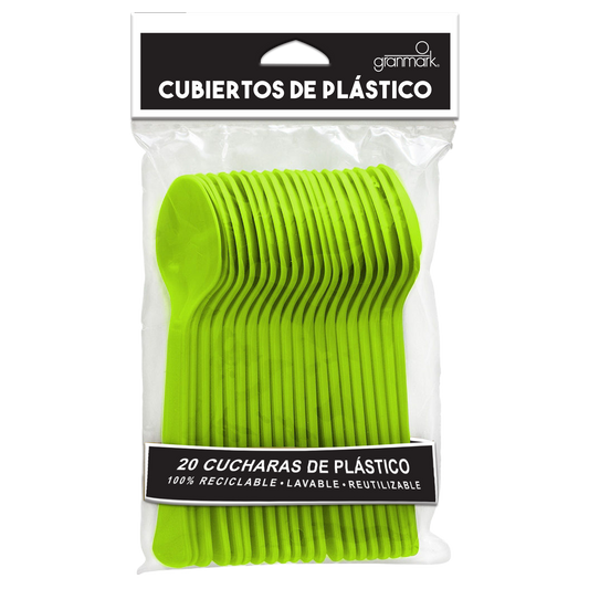 Cucharas Color Verde Kiwi